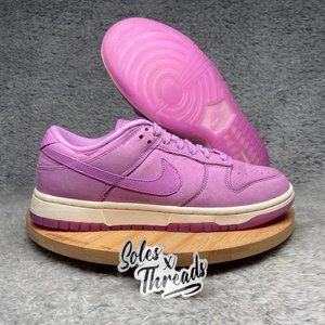 Nike Dunk Low Premium Size 8 Women Rush Fuchsia Pink Sail